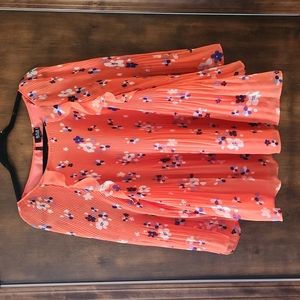 Womens Plus Blouse | a.n.a |Pleated | 1X